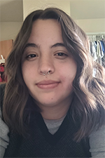 cali with curly hair